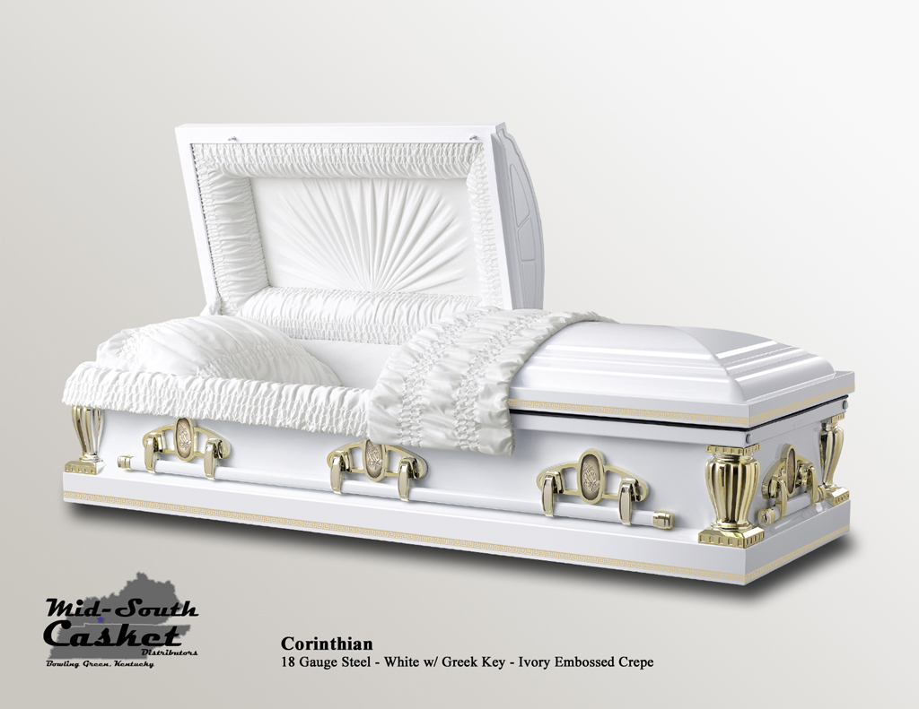 Corinthian White White w Greek Key